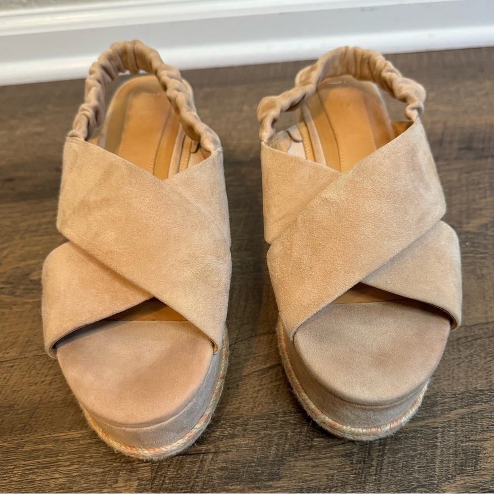 Joie Garden Platform Espadrille Wedge Sandal- Blush, Size 8.5 - Picture 11 of 12